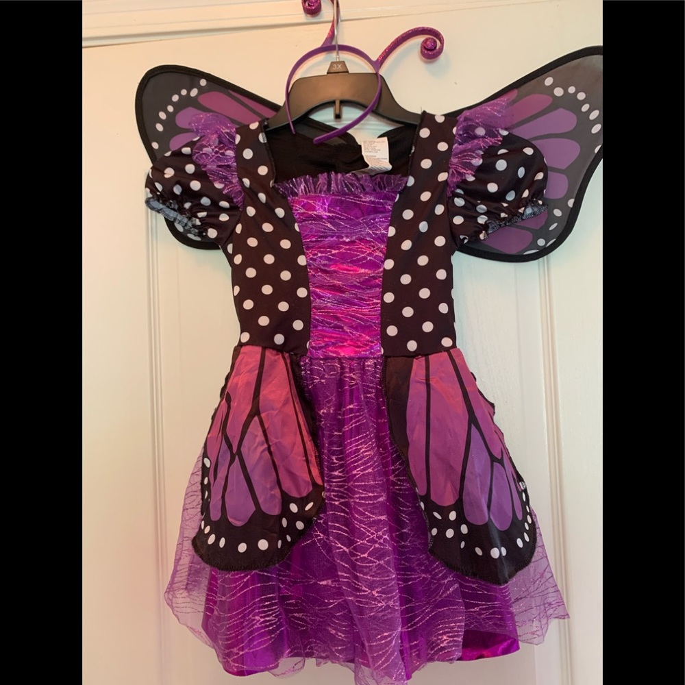 Girls 4-6 Butterfly Costume Halloween Dress-up